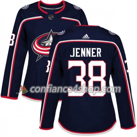 Adidas Maillot de Hockey Columbus Blue Jackets Boone Jenner 38 2017-2018 Bleu Marine Authentic - Femme Adidas Maillot de Hockey Columbus Blue Jackets Boone Jenner 38 2017-2018 Bleu Marine Authentic - Femme
